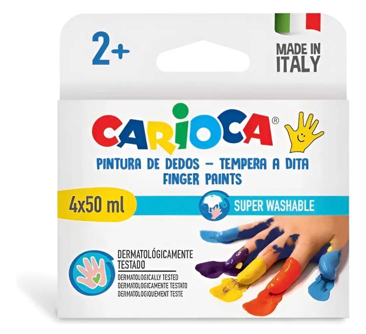 Pintura dedo lavable Carioca